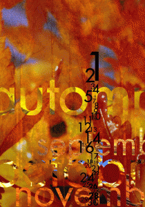 photomontage pour illustrer l'automne